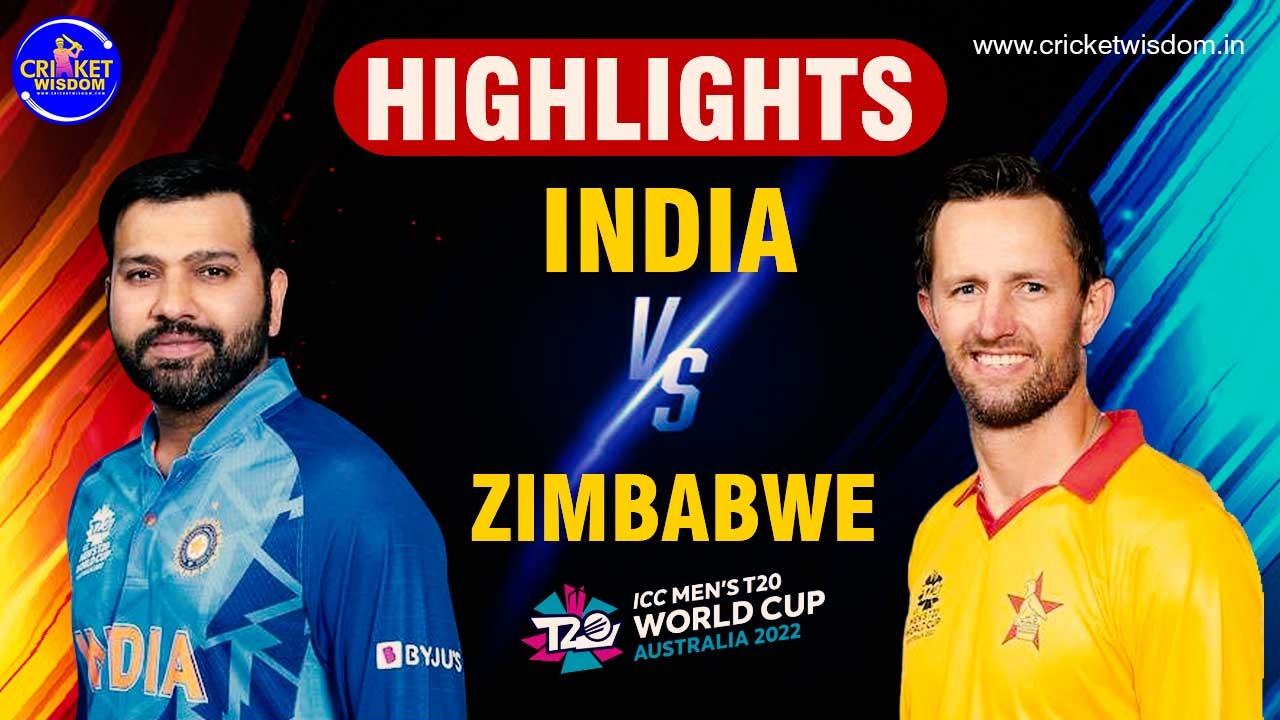 Ind VS Zim T20 World Cup 2022 Highlights In Hindi सरय कमर यदव रह