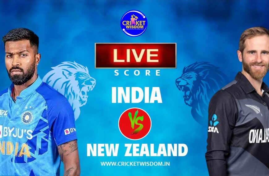 India vs New Zealand T20 Series 1st match live Score