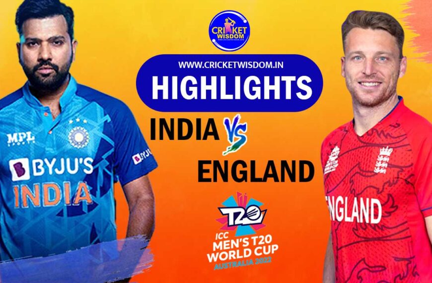 India vs England T20 World Cup Highlights