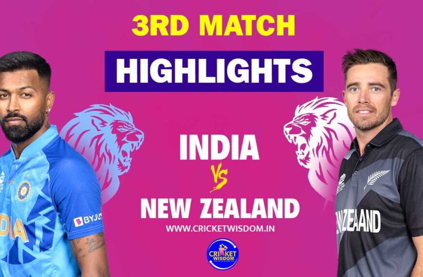 India vs New Zealand 3rd T20 highlights