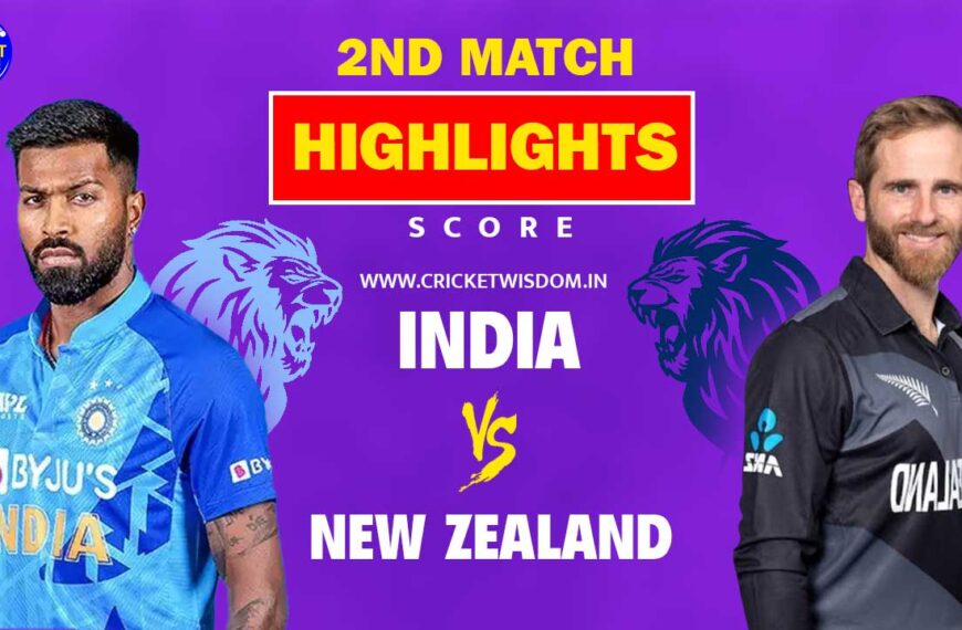 India vs New Zealand T20 Series 2nd Match Highlights