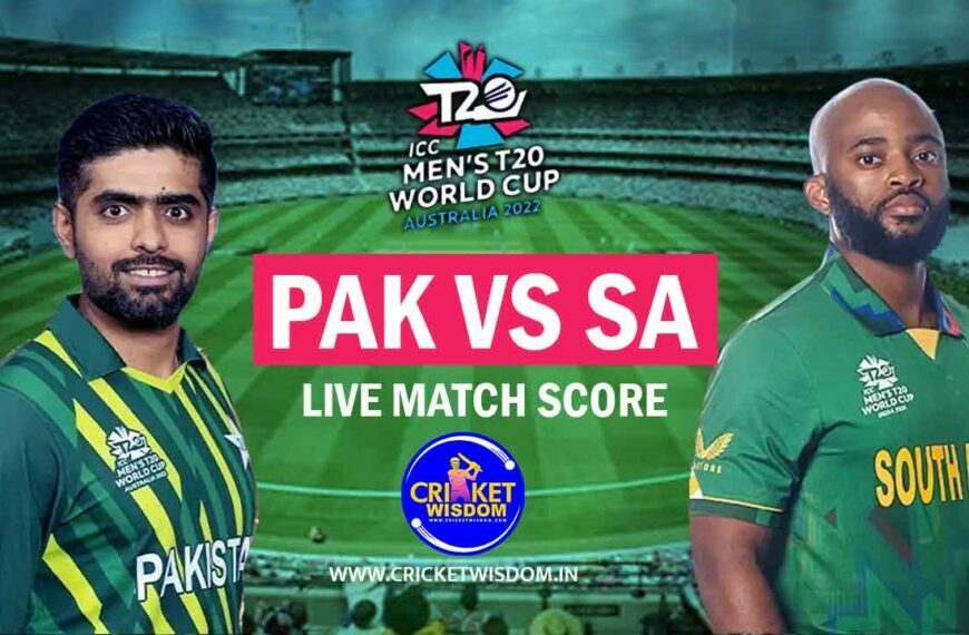 Pakistan vs South Africa Live