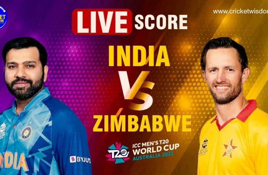 IND vs ZIM T20 World Cup Live Score
