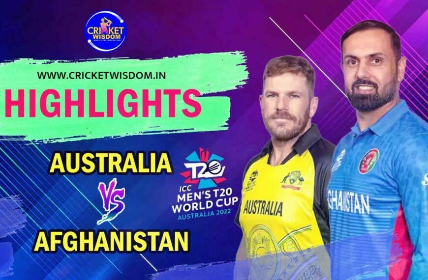 AUS vs AFG T20 Highlights