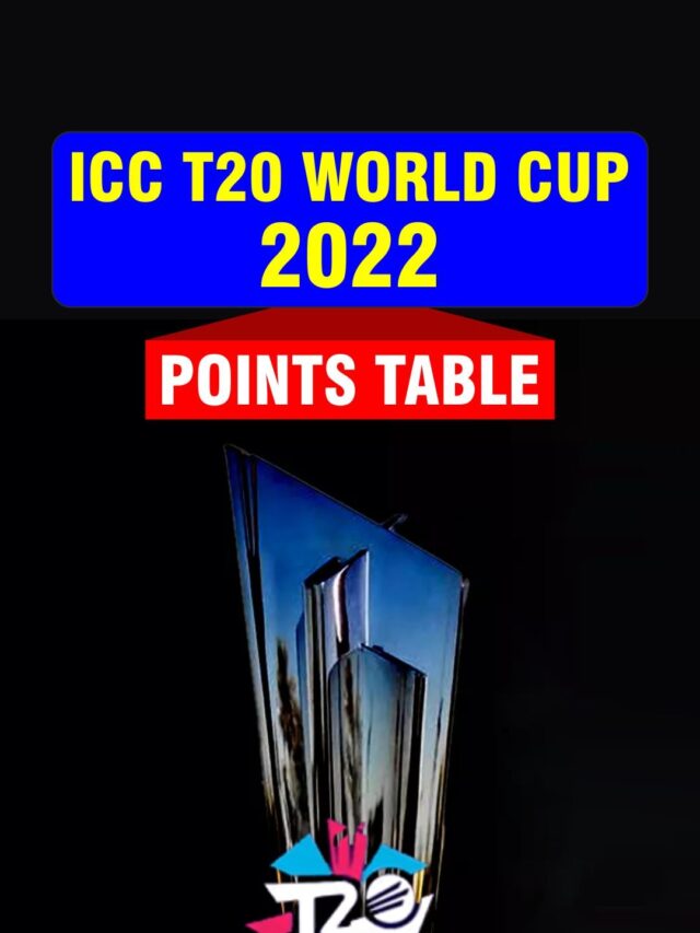 ICC T20 World Cup 2022 Points Table