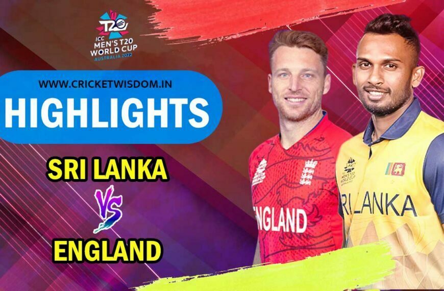 Sri Lanka vs England T20 Highlights