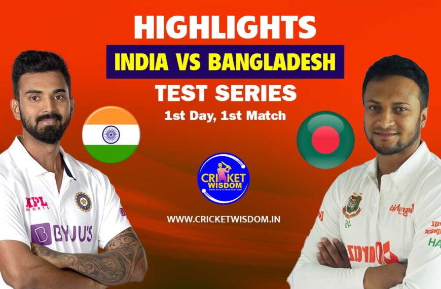 India vs Bangladesh 1st day 1st Test Match highlights