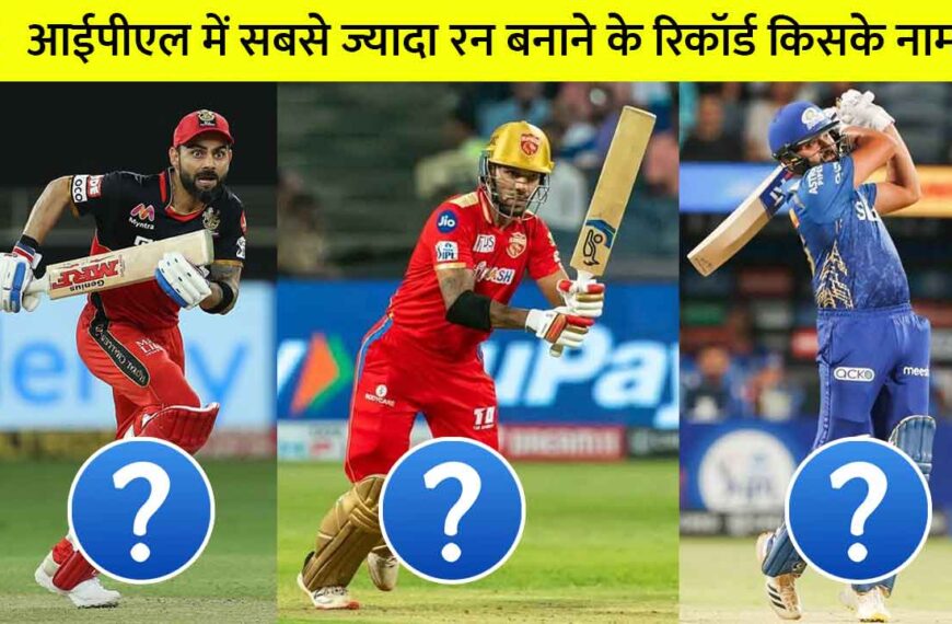 Most Runs In IPL History virat kohli