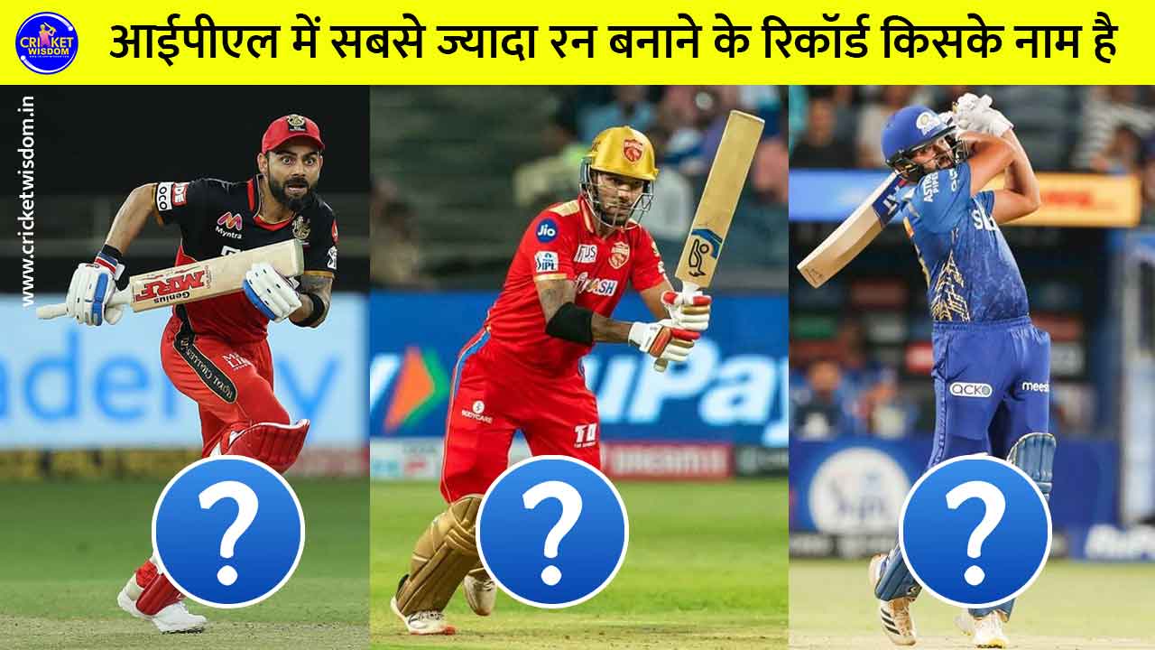 Most Runs In IPL History virat kohli