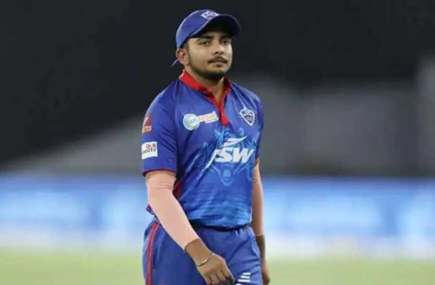 Prithvi Shaw Delhi capitals