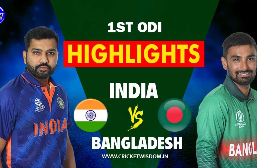 India vs Bangladesh Highlights 1st ODI