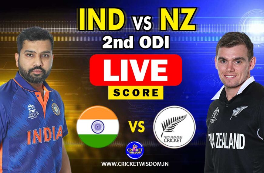 IND Vs NZ Live Score 2nd ODI Match