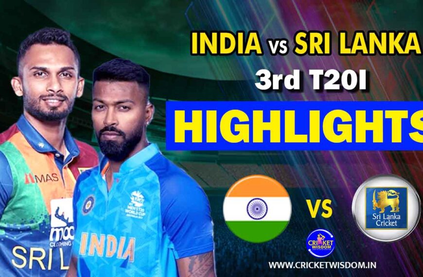 IND vs SL 3rd T20 Highlights