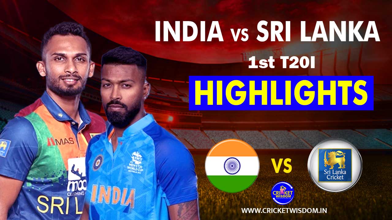 India vs Sri Lanka 1st T20 Highlights