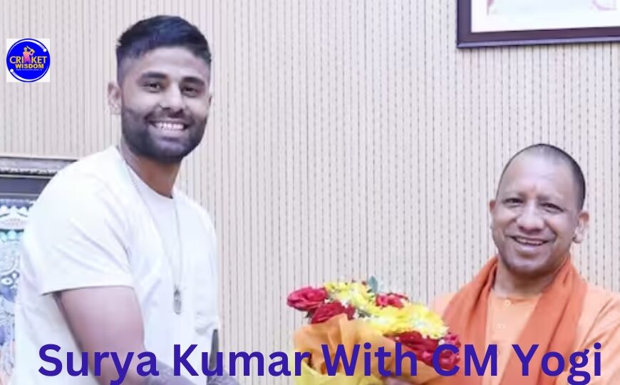 Surya Kumar With CM Yogi