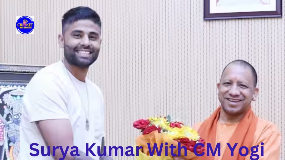 Surya Kumar With CM Yogi