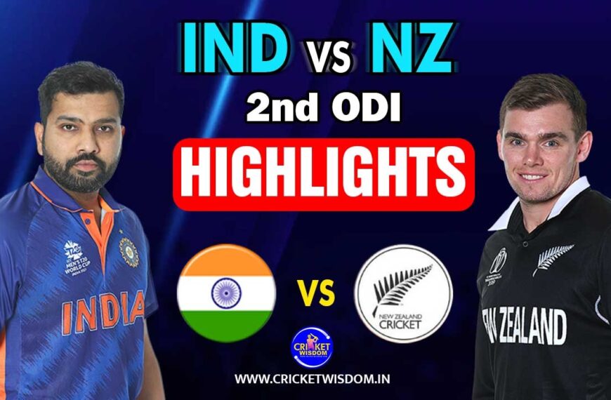 IND Vs NZ 2ND ODI Match Highlights