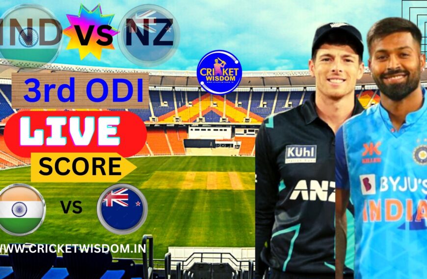 IND Vs NZ 3rd T20 Match Live Score