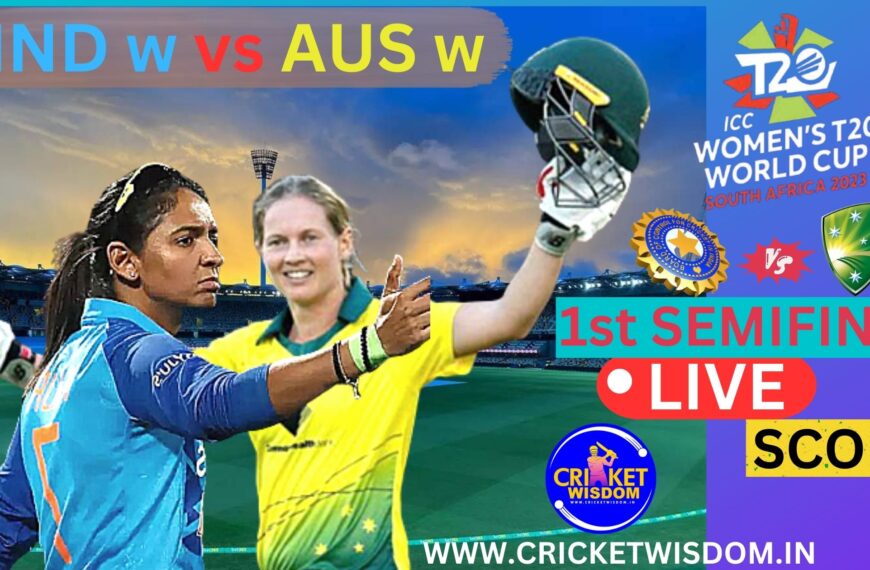 IND w Vs AUS w Semi Final T20 World Cup