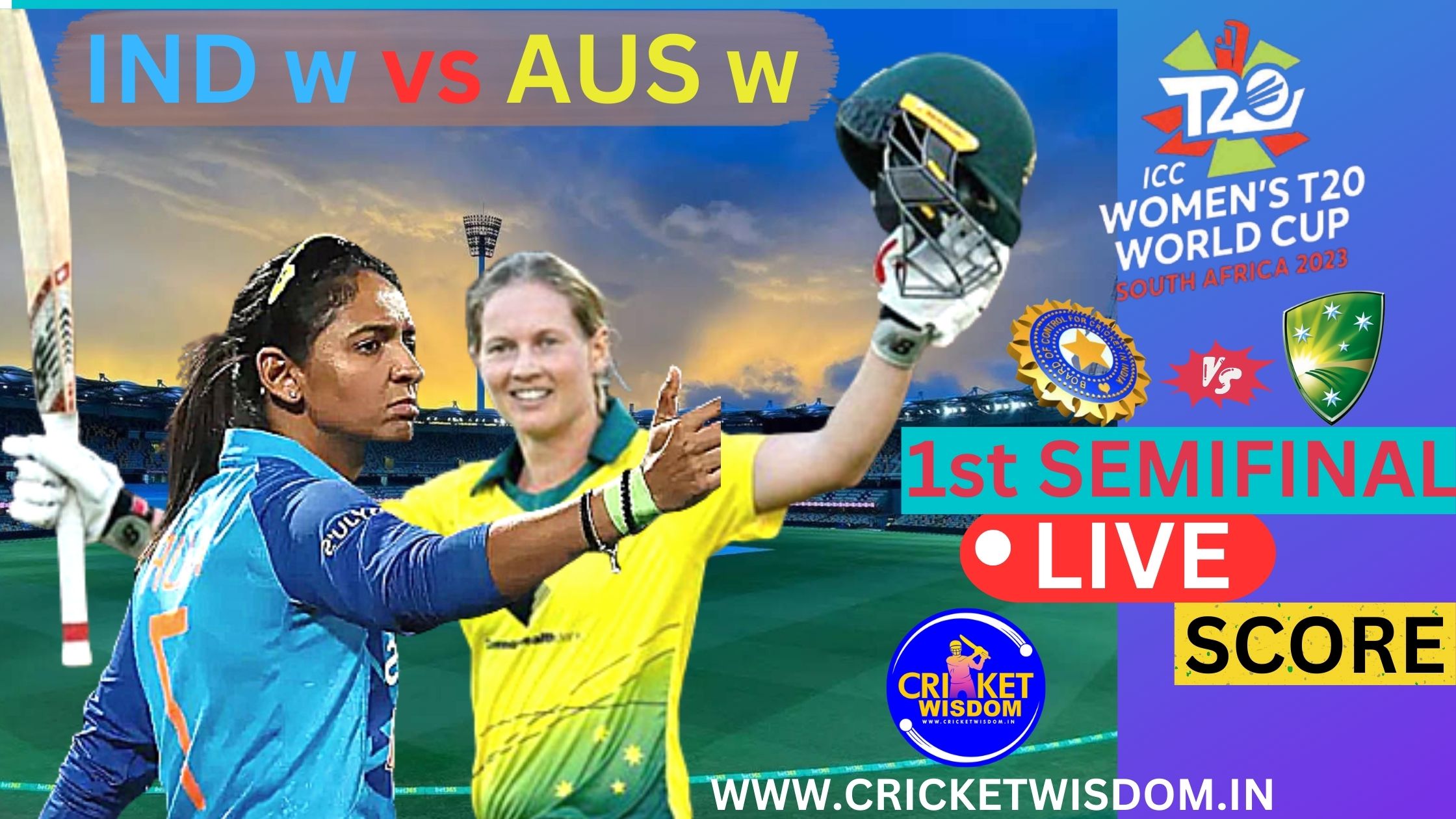 IND w Vs AUS w Semi Final T20 World Cup
