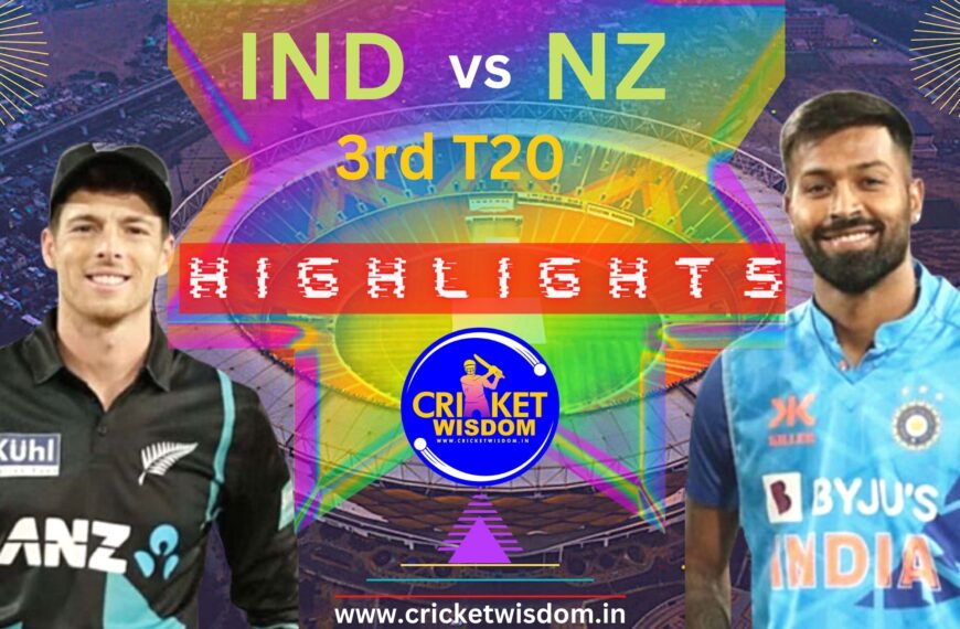 IND Vs NZ 3rd T20 Match Highlights