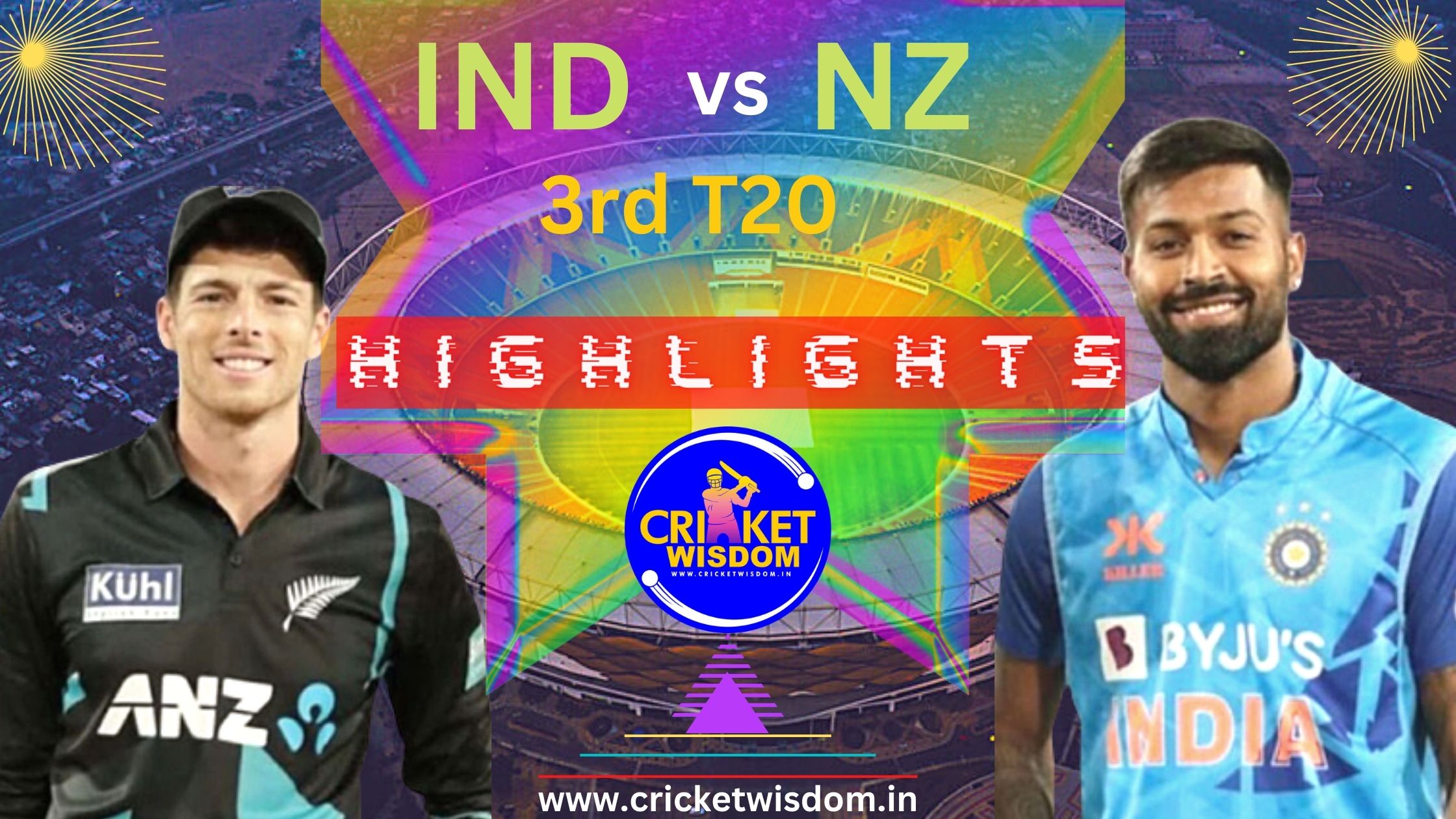 IND Vs NZ 3rd T20 Match Highlights