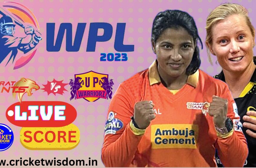WPL2023 Match-3 UPW Vs GG Live Score