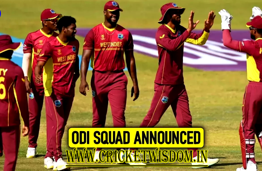 West Indies Vs India ODI series