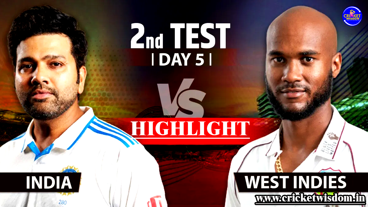 WI Vs IND 2nd Test