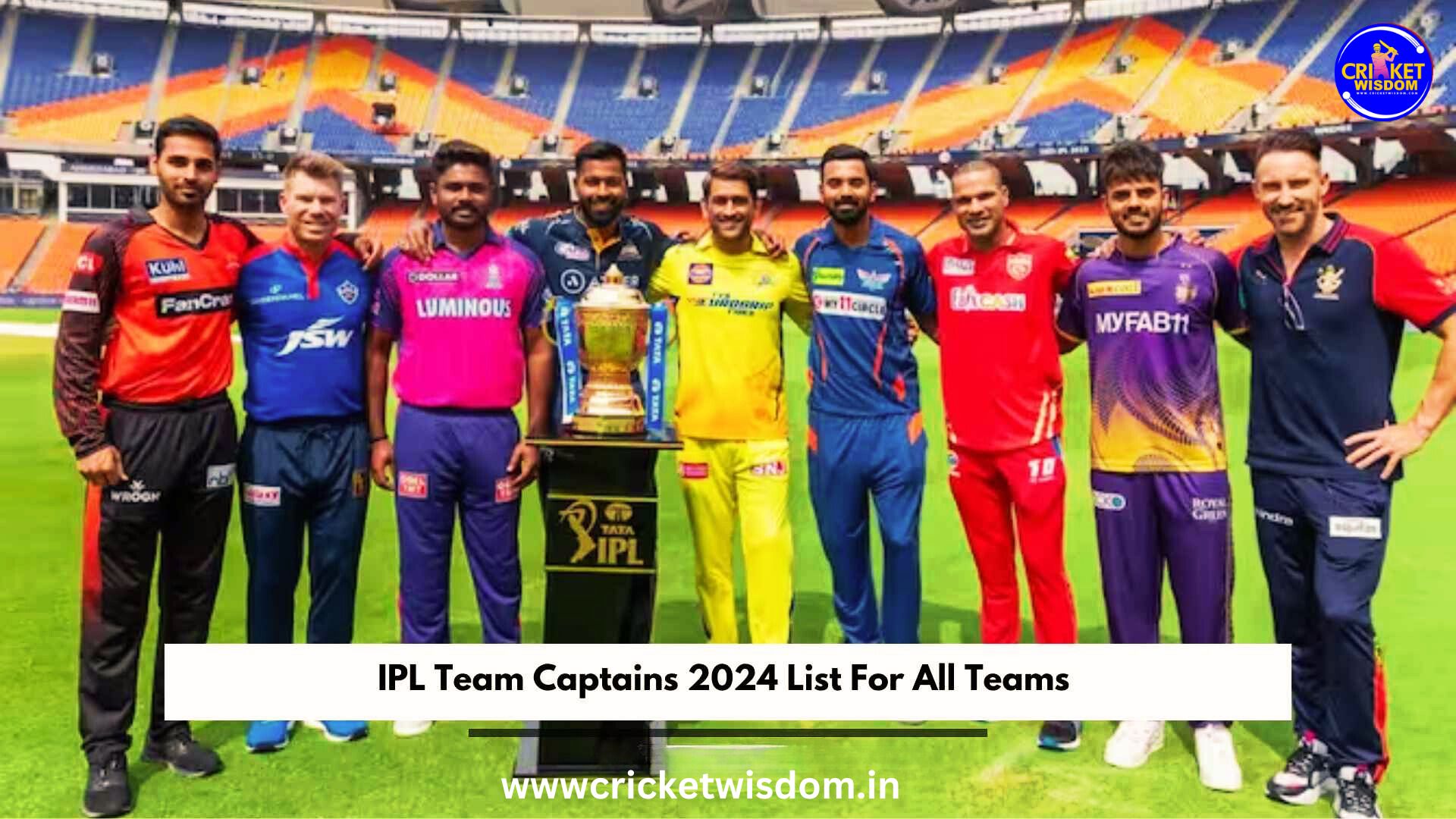 IPL 2024 Captains List: