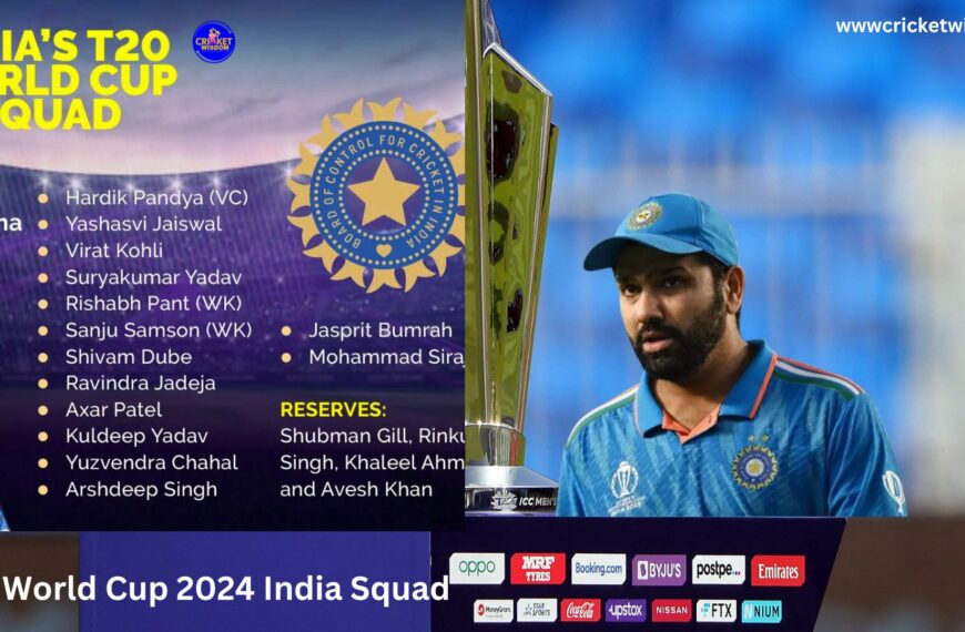 T20 World Cup 2024 India Squad
