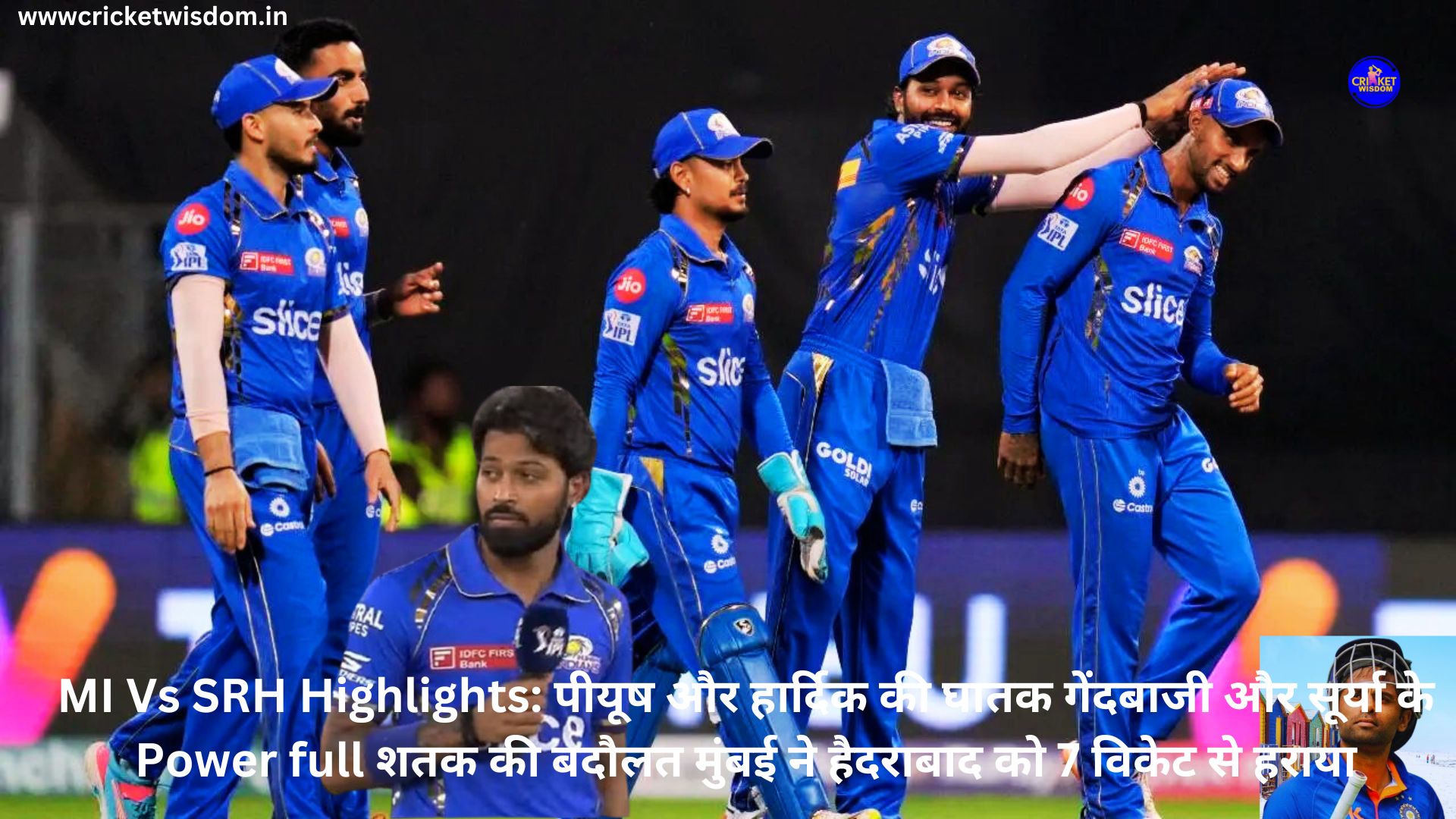 MI Vs SRH Highlights