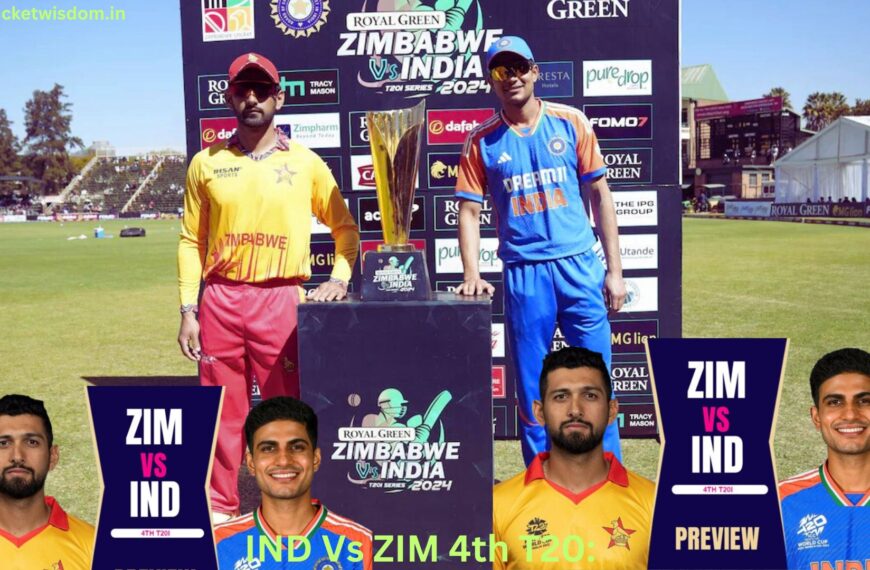 IND Vs ZIM 4th T20: