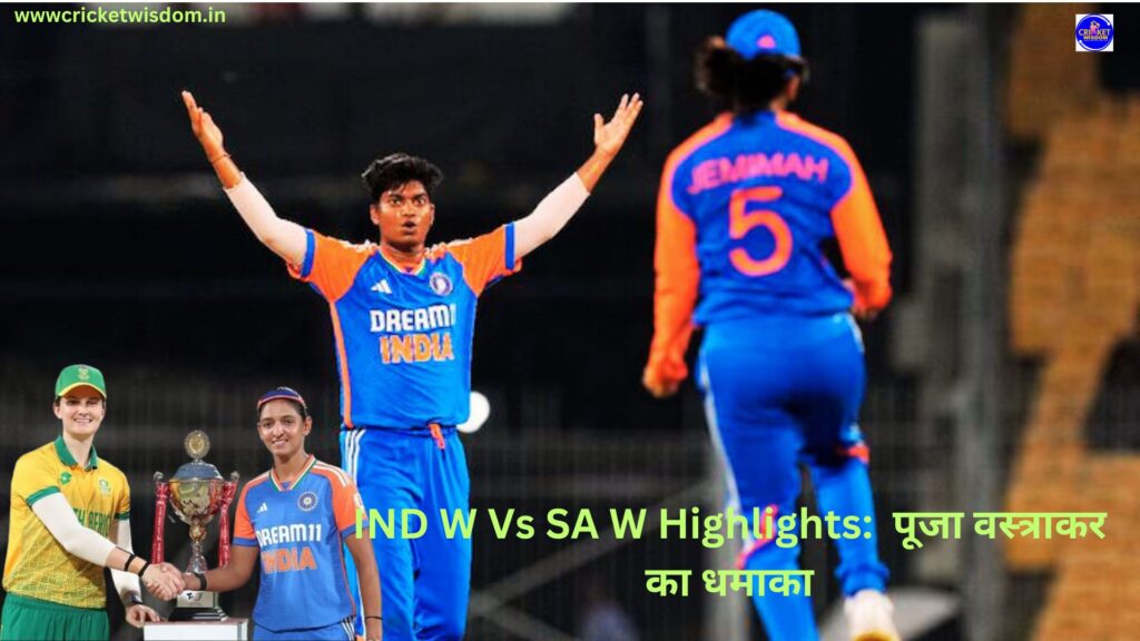 IND W Vs SA W Highlights: 