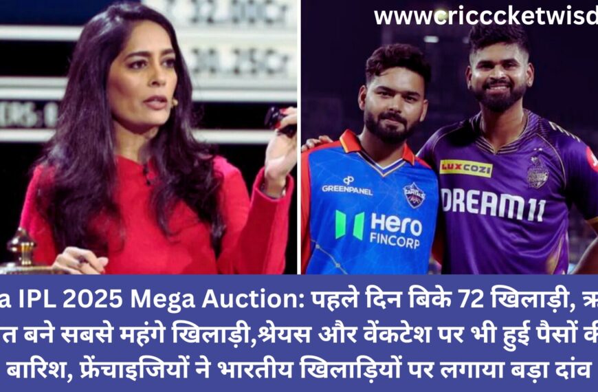Tata IPL 2025 Mega Auction: