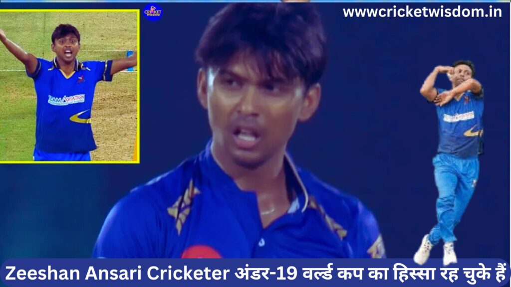 Zeeshan Ansari Cricketer 