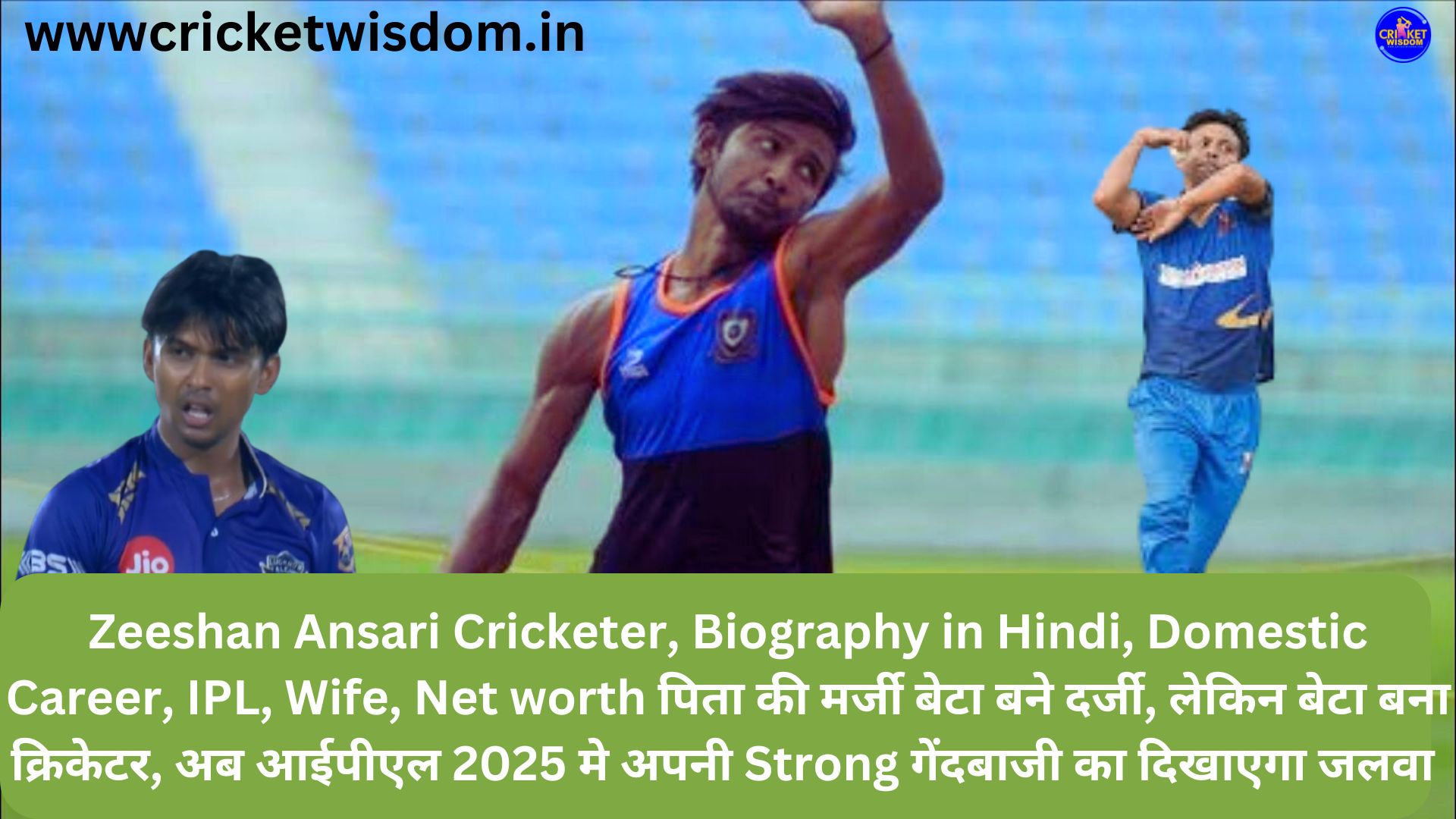 Zeeshan Ansari Cricketer