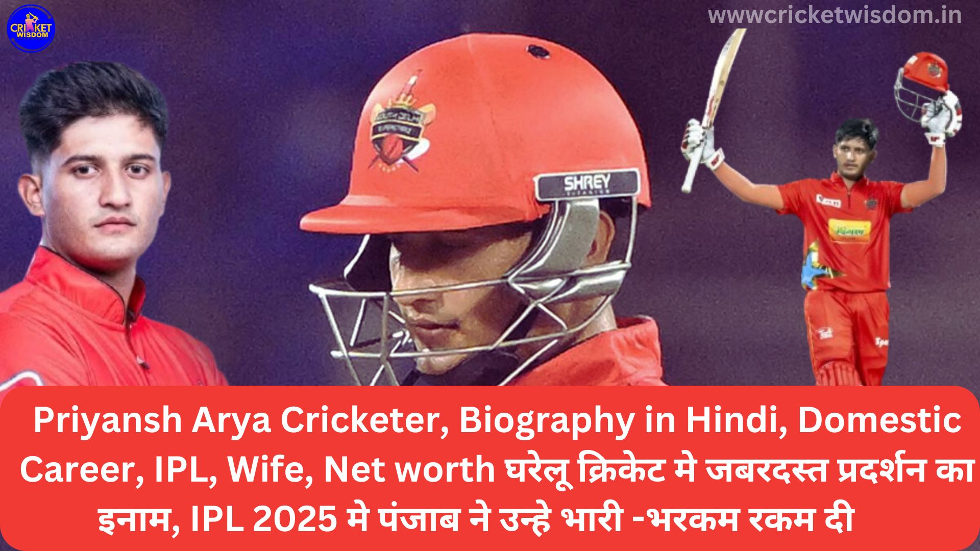 Priyansh Arya Cricketer