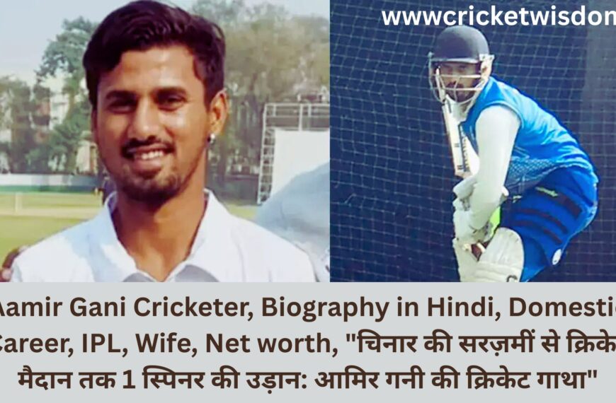 Aamir Gani Cricketer